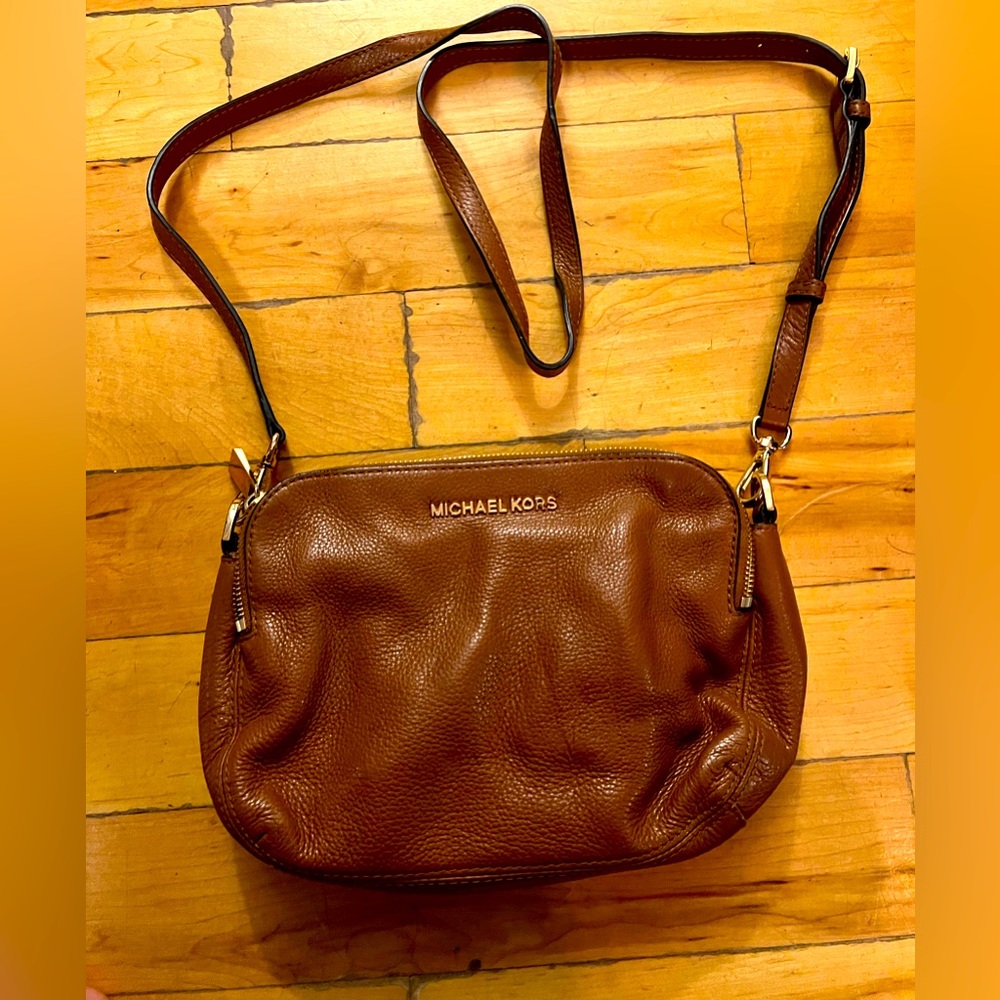 Michael Kors brown leather bag
